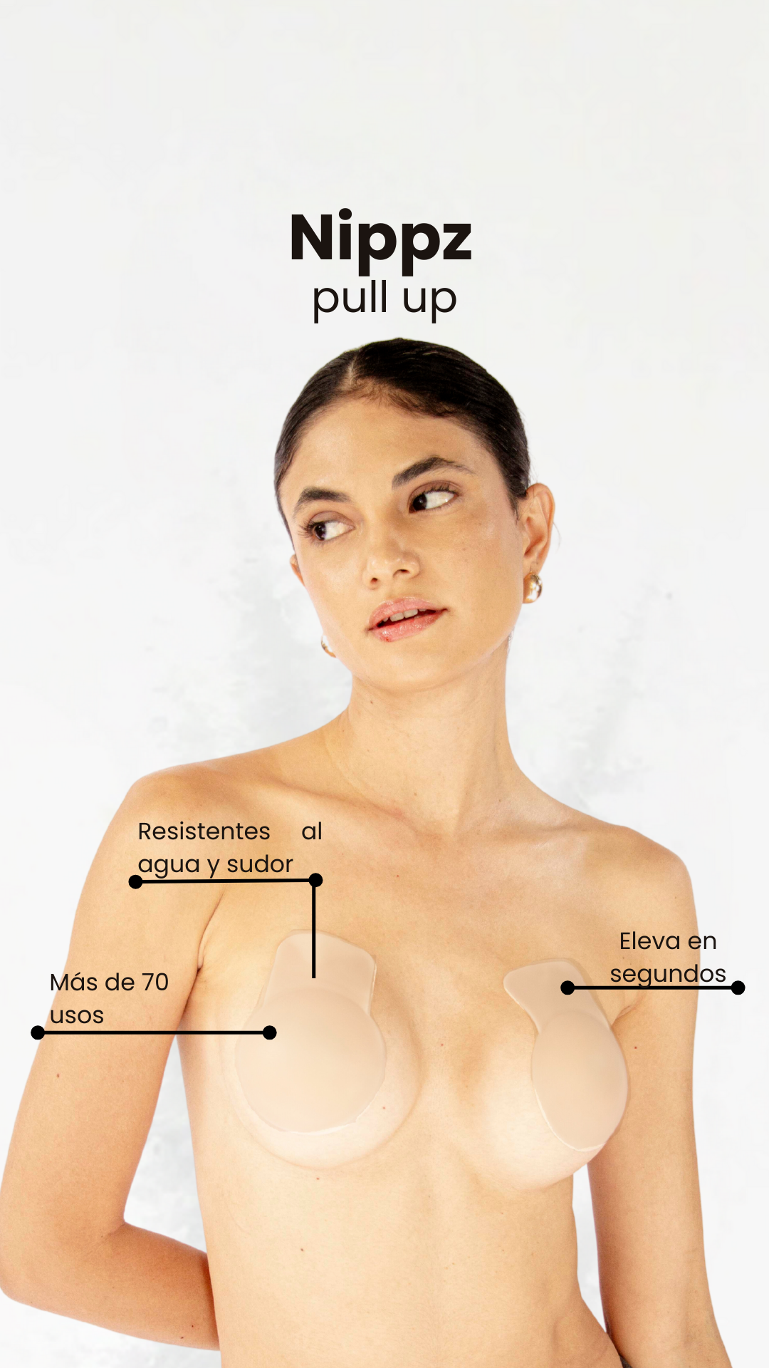 Nippz Lift – Pezoneras de Silicón Reutilizables con Banda Push Up Invisible