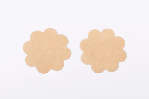 Cubiertas de Pezón Autoadhesivas Desechables con Forma de Flor – Invisibles, Cómodas e Hipoalergénicas